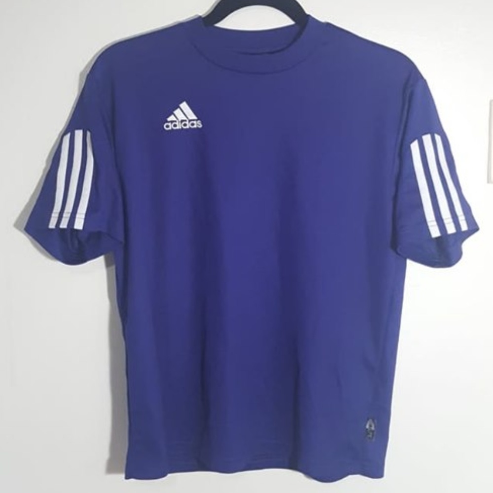 Adidas Women Purple Active Jersey Shirt L Large